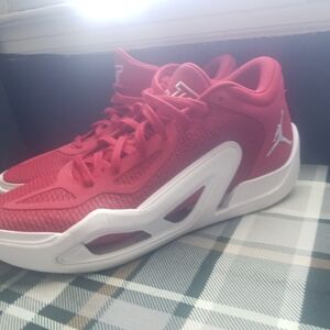 Nike Red and White Sneakers